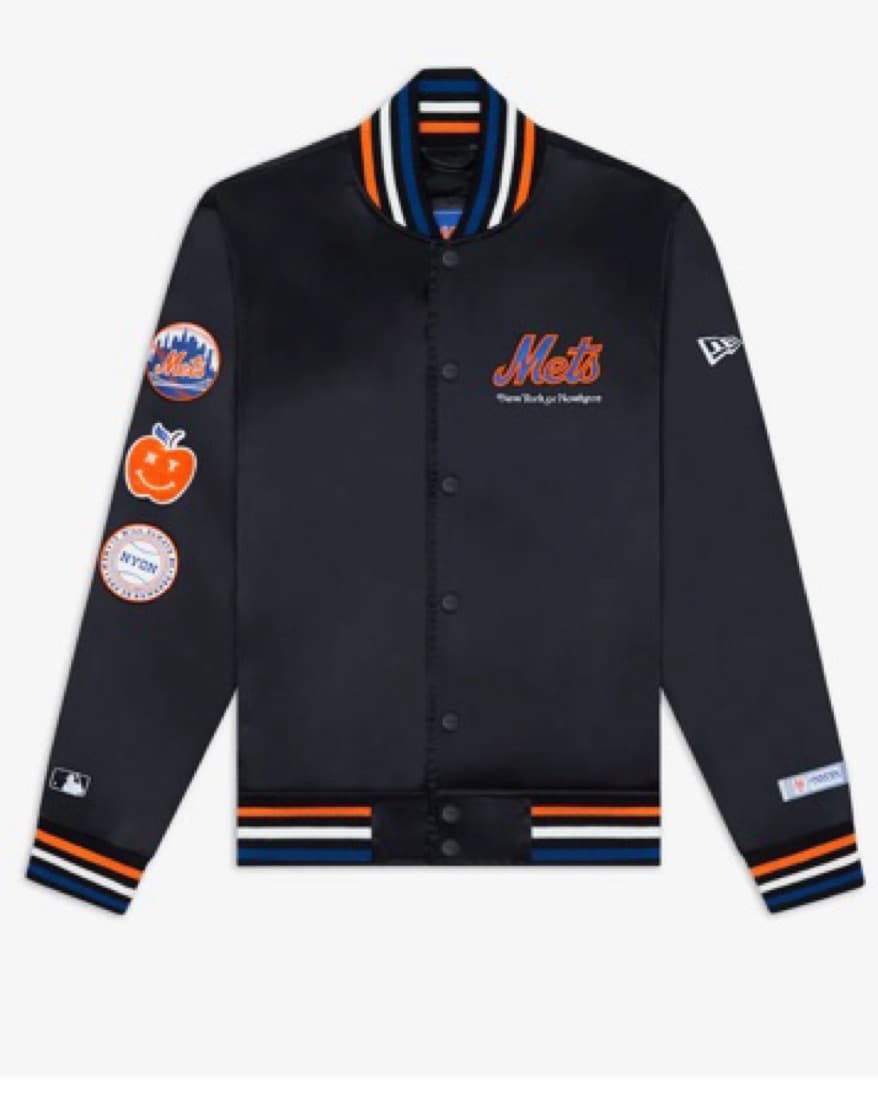 NYON x METS Collab Varsity Jacket  - Image 3