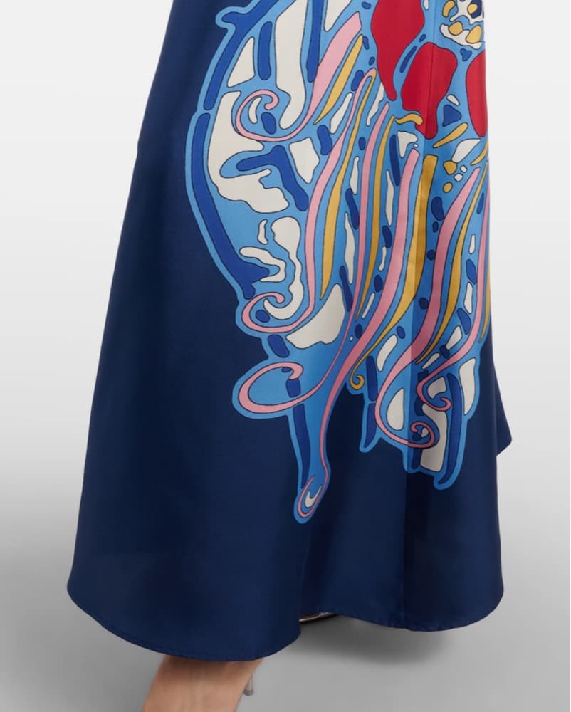 La Double J one-shoulder silk Dress  - Image 3