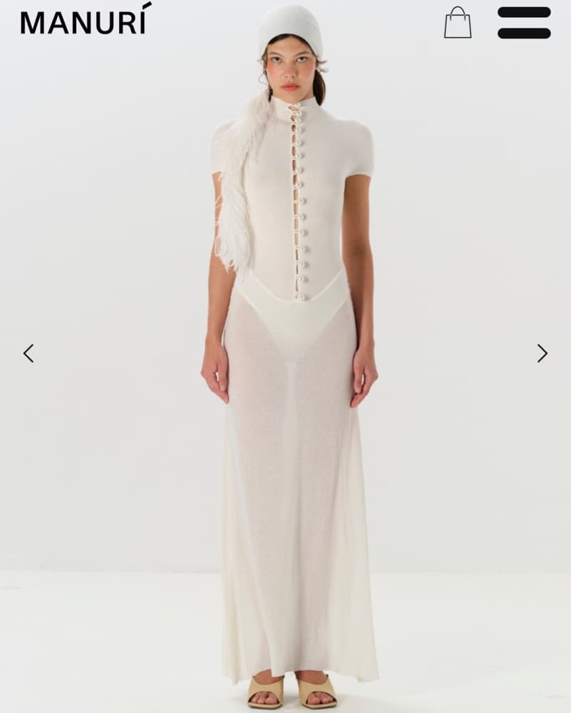 Manuri Mia Cashmere Blend Dress - Image 2