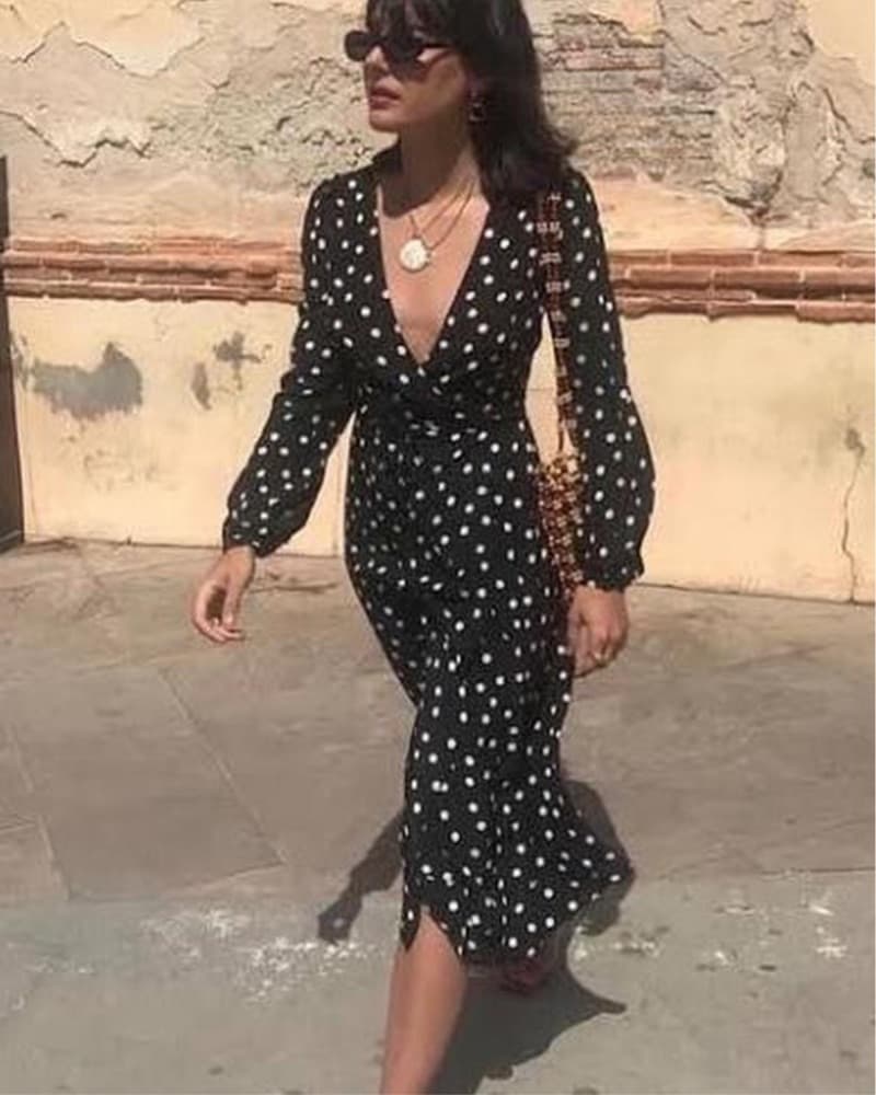 Realisation Par Polka Dot Wrap Dress - Image 2
