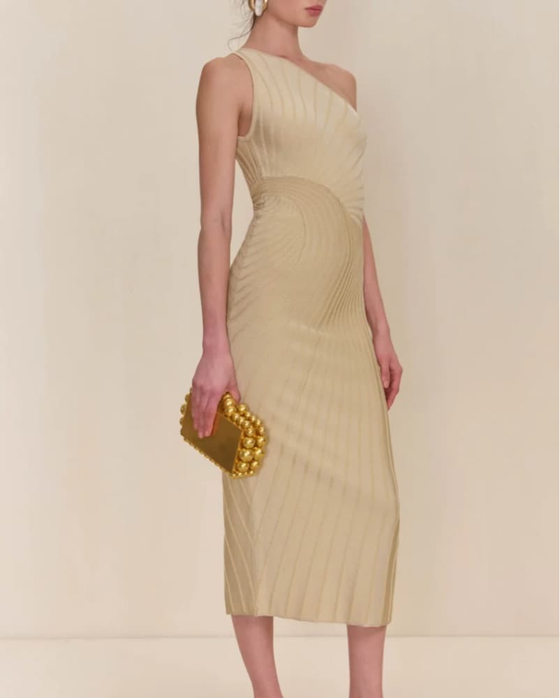 Cult Gaia One Shoulder Dress - Image 4