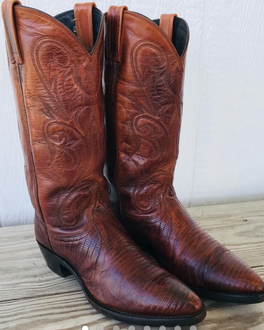 Dan Post - Lizard Cowboy Boots  - Image 4