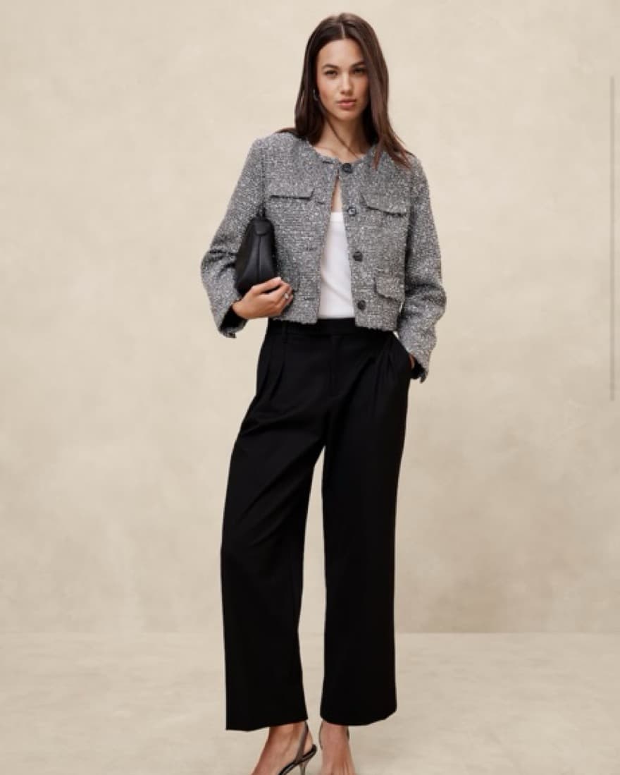 Metallic Tweed Jacket  - Image 3
