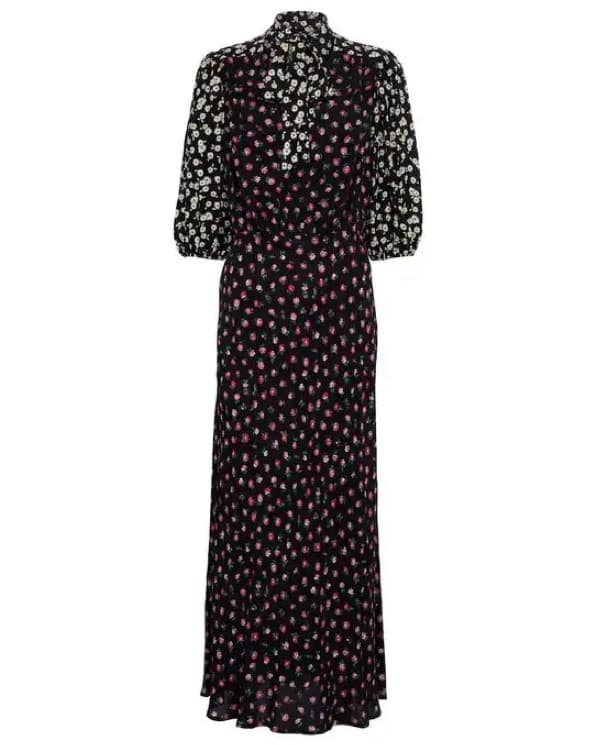 RIXO  Anika Floral Crêpe Maxi Dress - Image 5