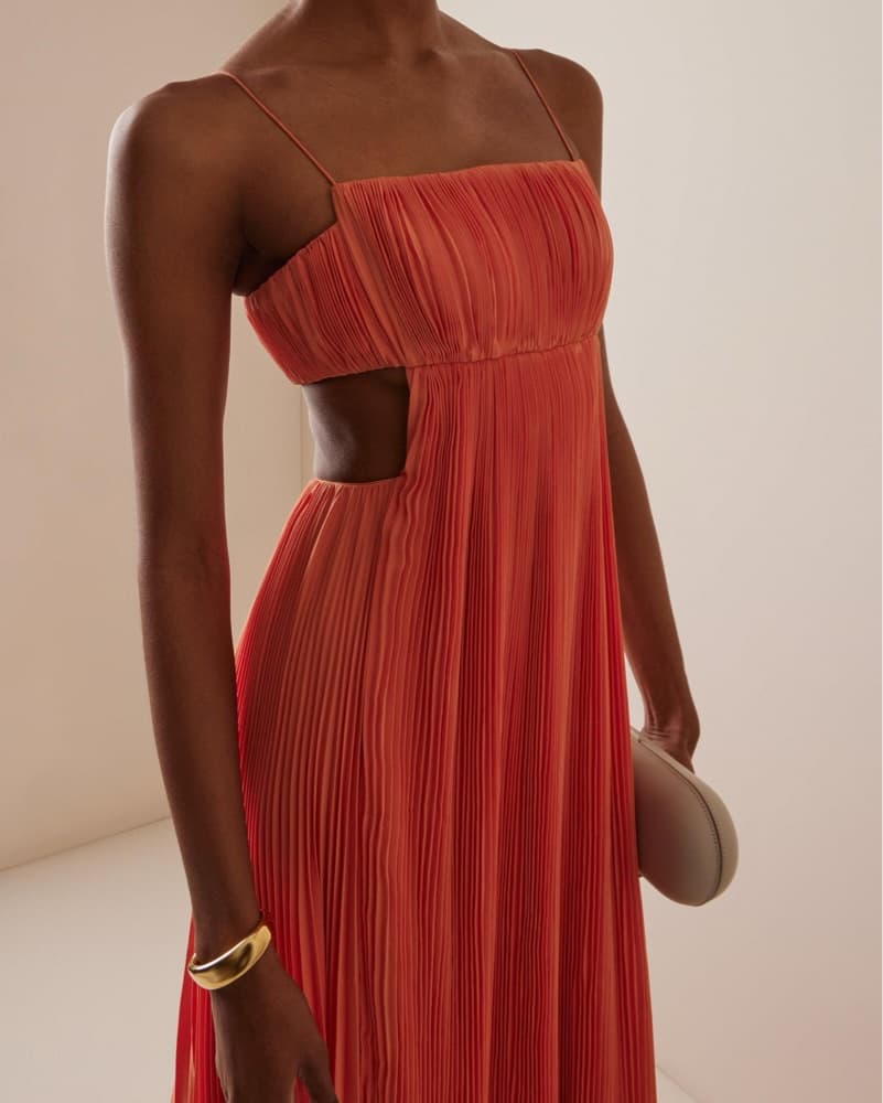 ALEXIS ORANGE VARRANZA MAXI DRESS - Image 3