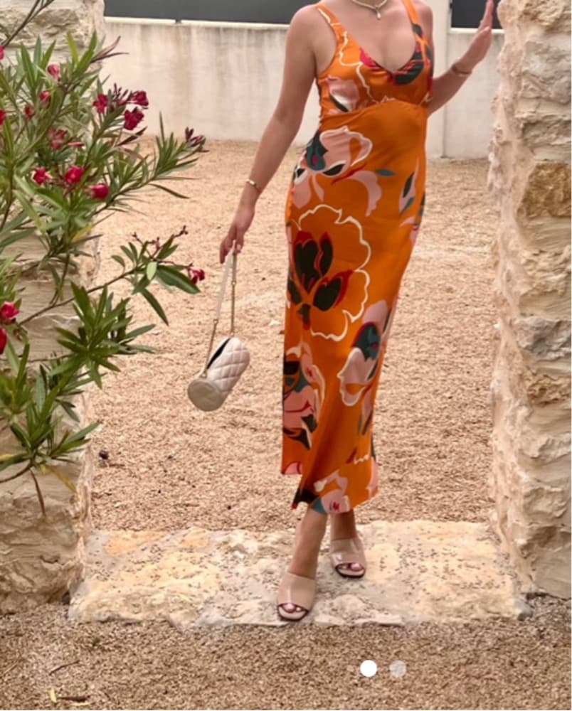 Reformation Floral Midi Dress - Image 3