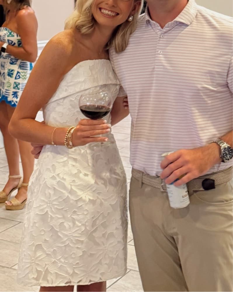 Anne Barge PS I Love You WhiteMini Dress - Image 4
