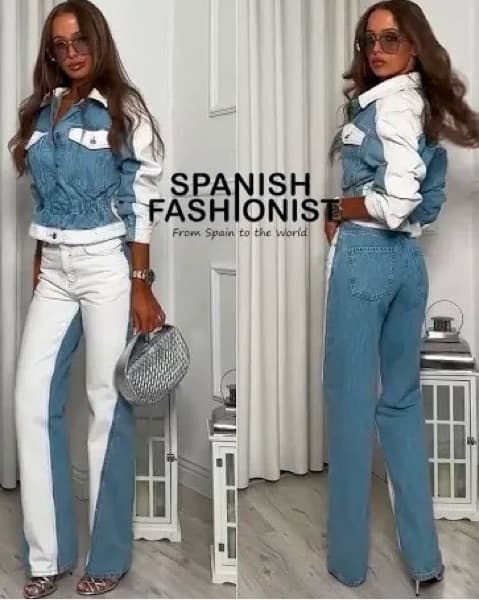 Chic Denim Ensemble with Versatile Flair - Image 3