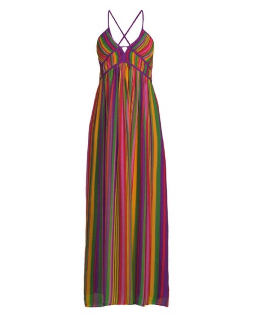 Ba&sh Romane Multi Stripe Dress - Image 2