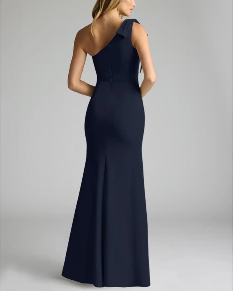 Azazie Rinna Dress Dark Navy - Image 2