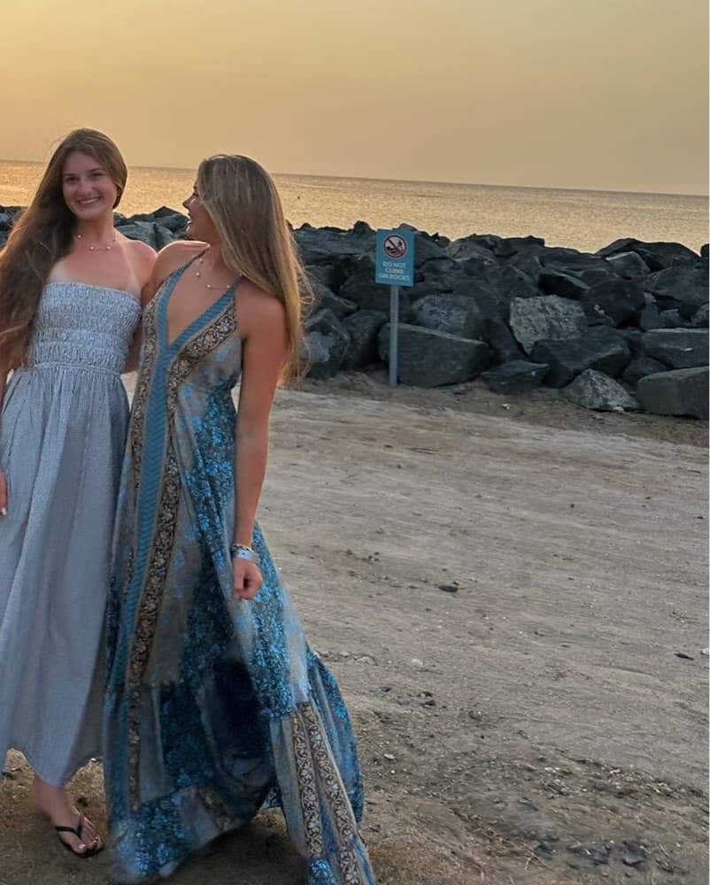 Multi Color Backless Maxi Dress  - Image 2