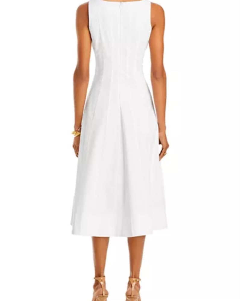White Midi Dress - Image 4