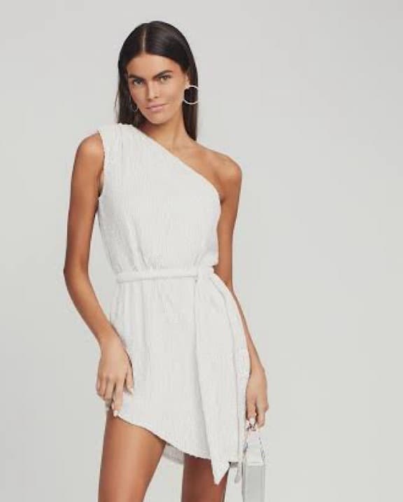 White Ella Retrofete Dress - Image 1