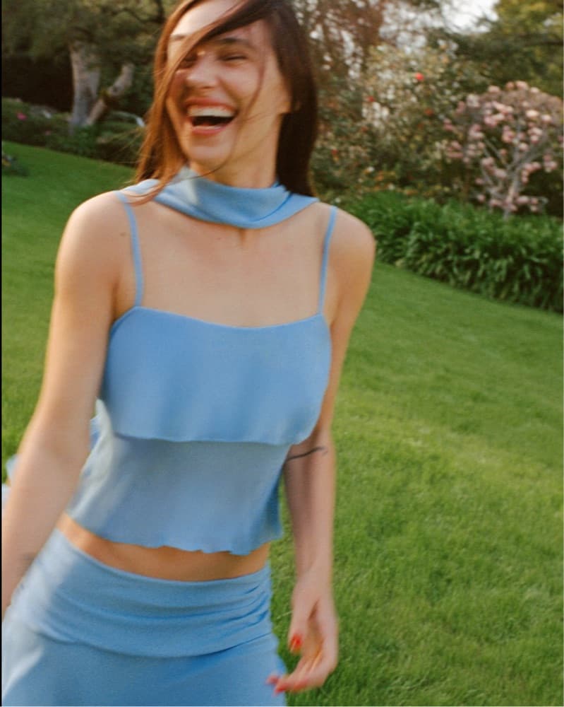Elegant Blue Midi Dress Set - Image 1