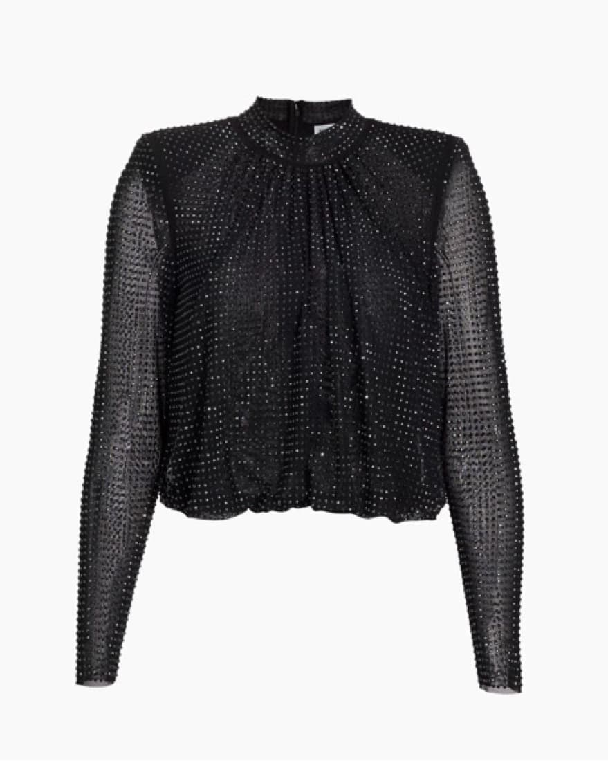 Self Portrait Rhinestone Top - Image 1