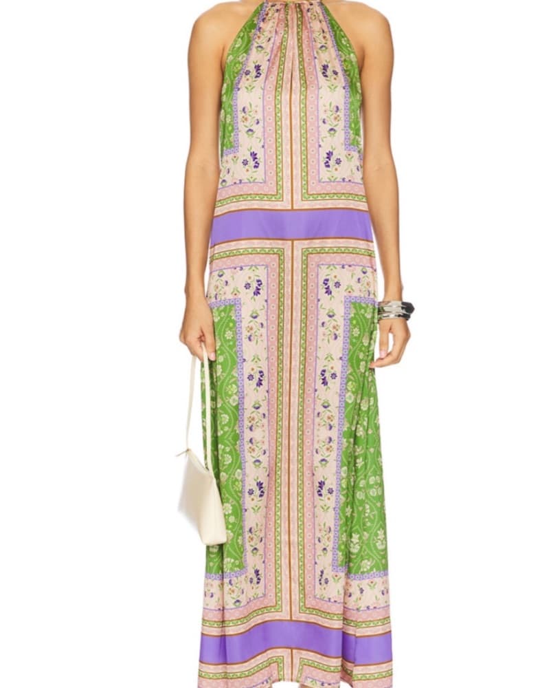 Green And Purple - Misa Samantha Dress - Image 1