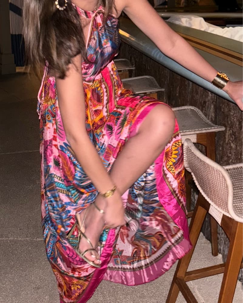 Farm Rio Statement Scarf Maxi Dress - Image 2
