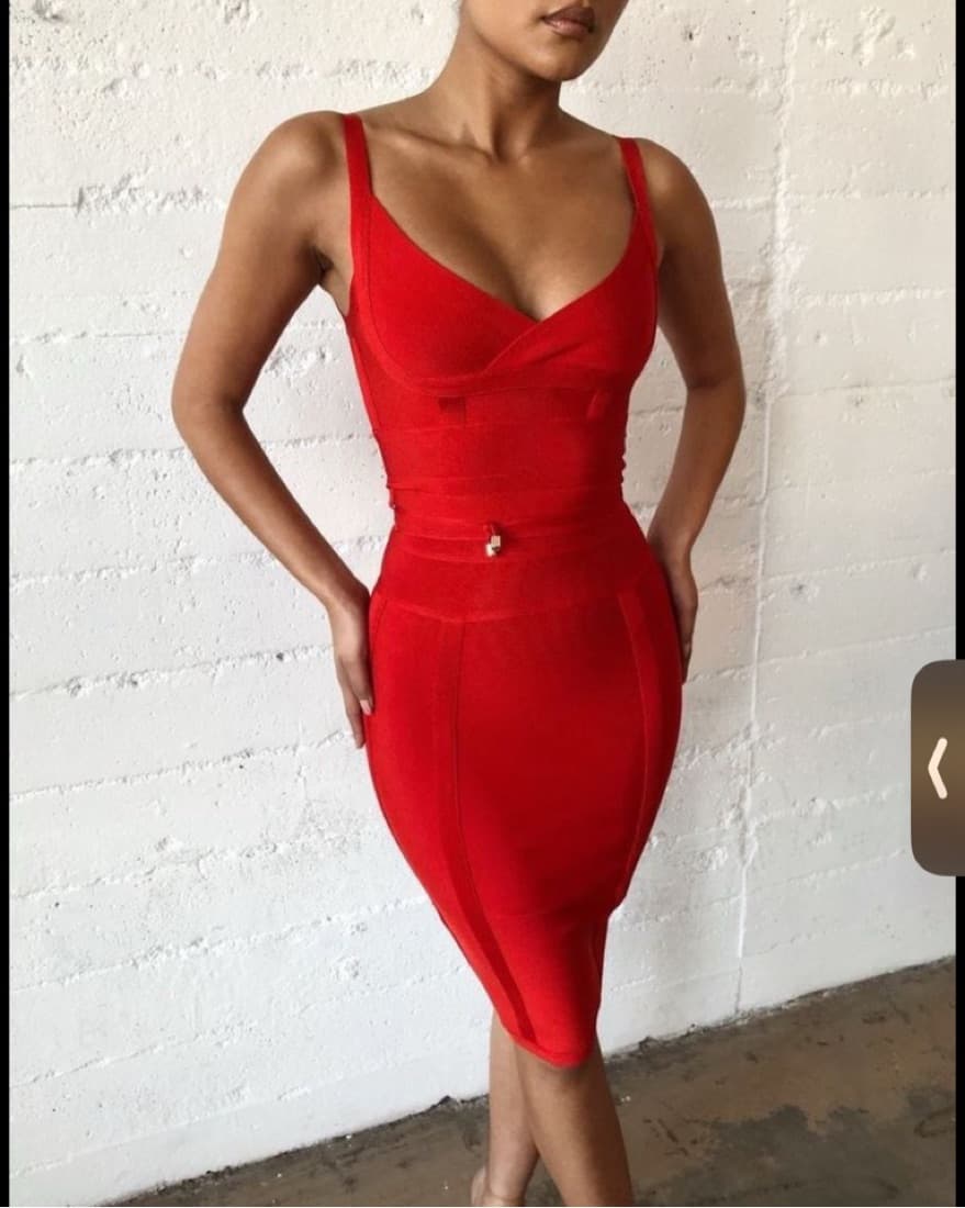 House of CB Red Bandage Dress - Image 1