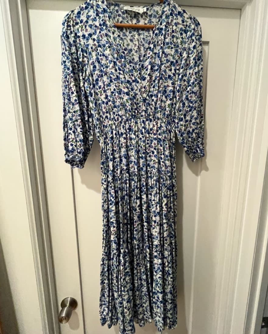 Petal And Pup Floral Midi Dress - Image 5