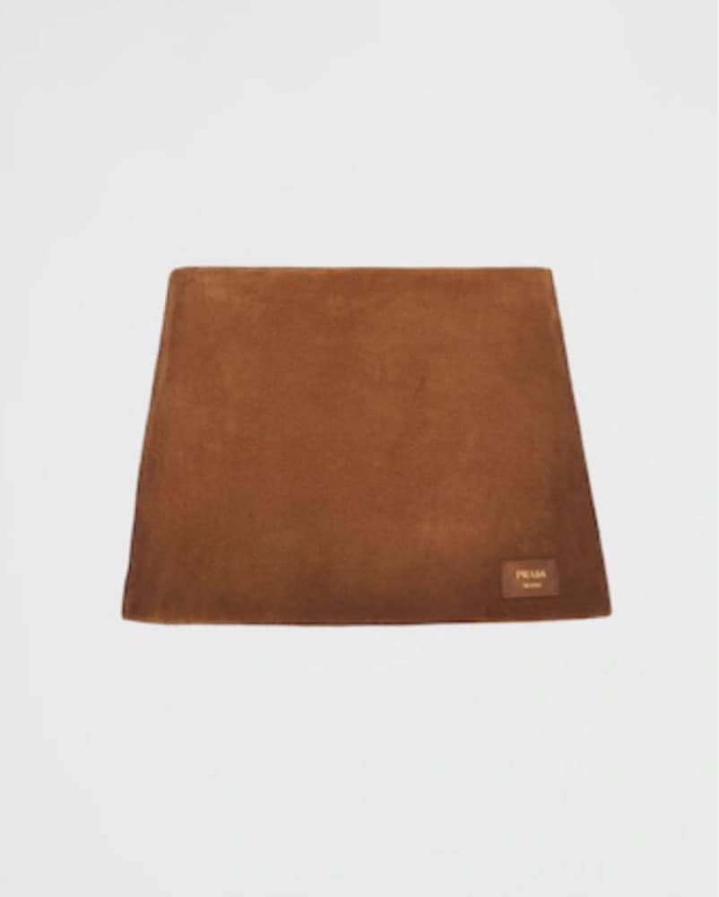 Prada Suede Skirt - Image 1