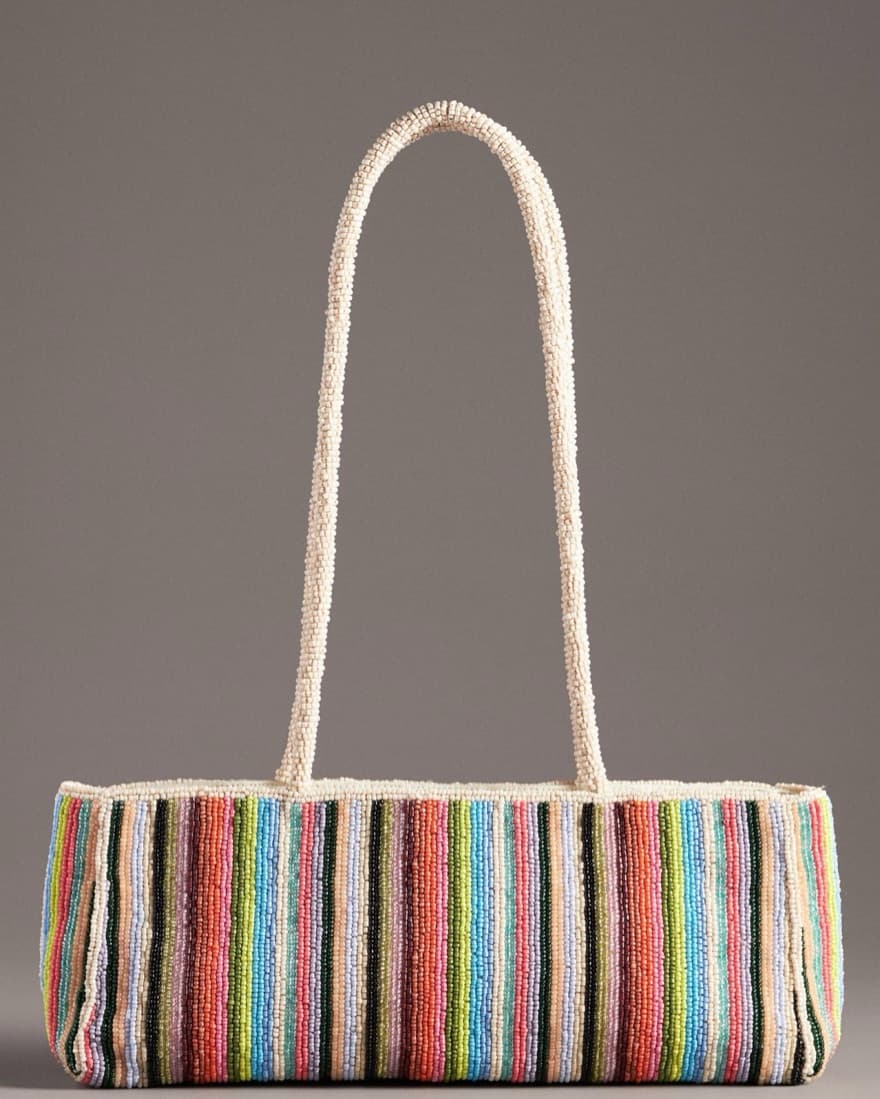 Anthropologie East/West Beaded Bag - Image 3