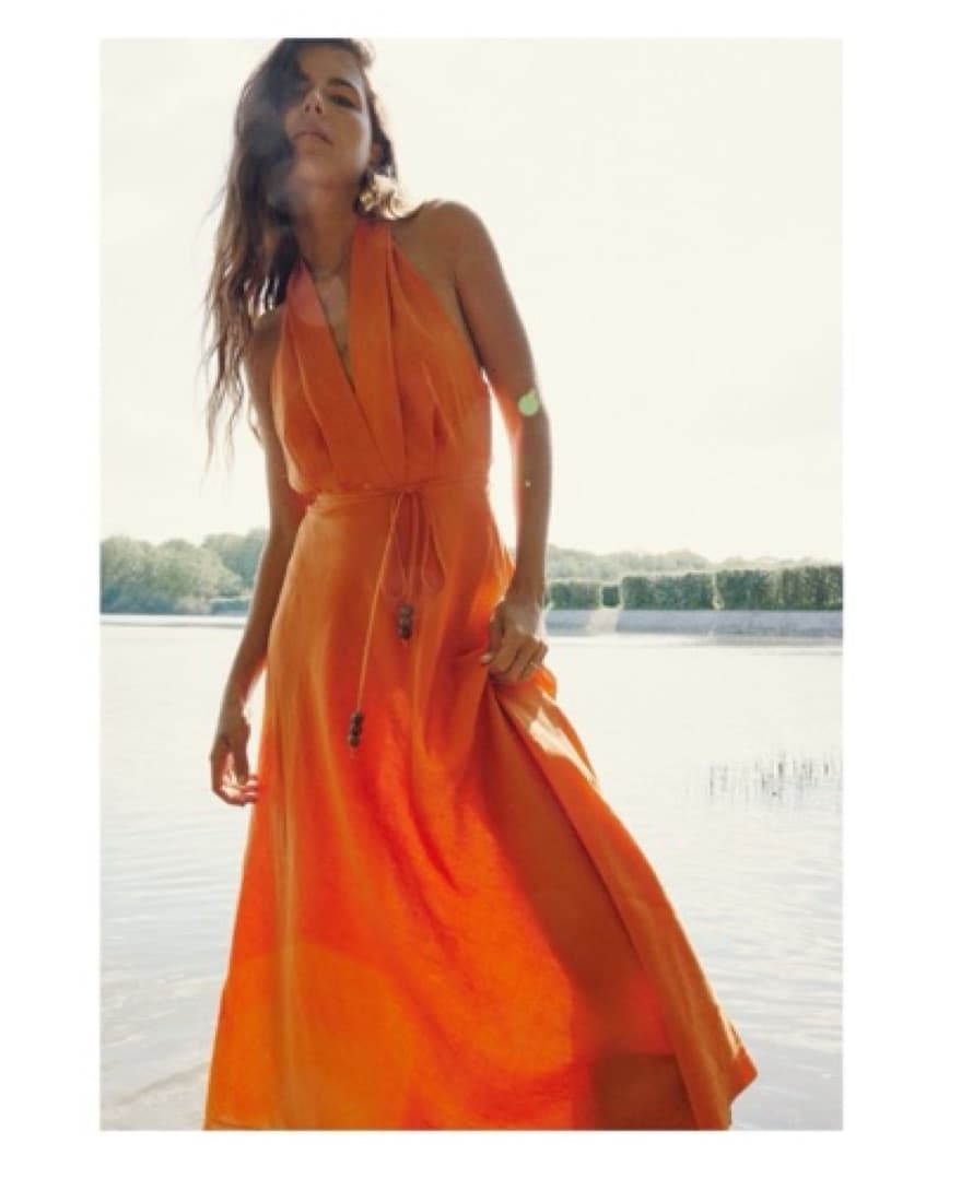 Orange Zara Maxi Dress - Image 1