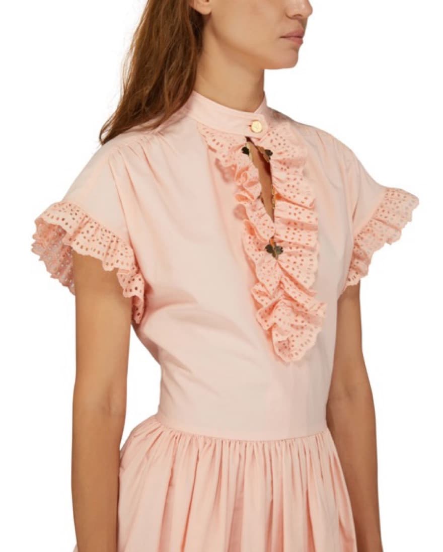 Louis Vuitton Broderie Babydoll Dress - Image 4