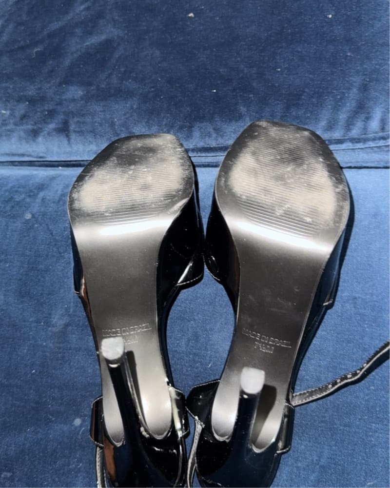 Glamorous Black Platform Sandals - Image 1