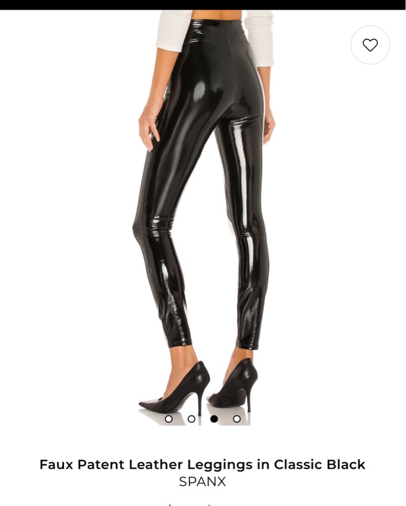 Faux Leather Leggings - Image 2