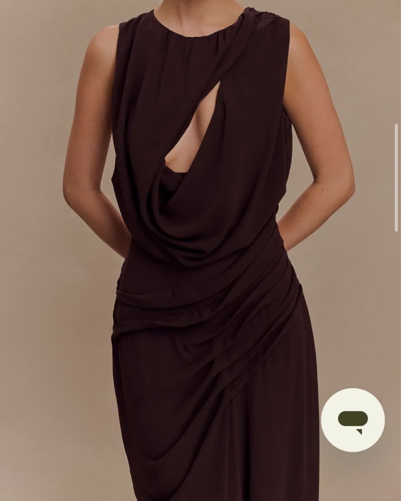 Meshki Oria Dress Brown - Image 3