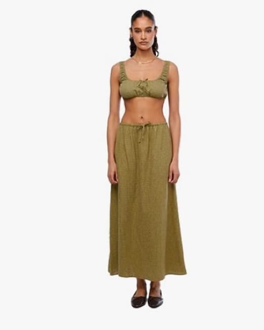 WeWoreWhat Linen Skirt Set - Image 2