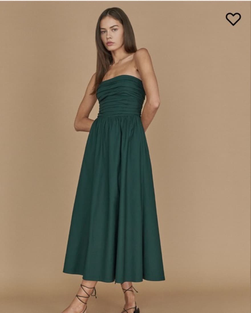 Reformation Lissa dress green - Image 2