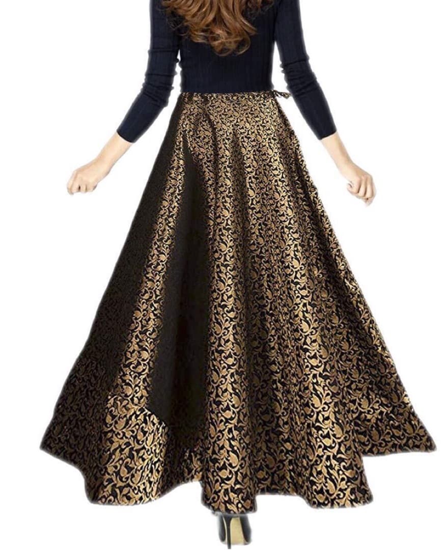 Women's Skirt Lahenga Floral Floor Lengt - Image 2