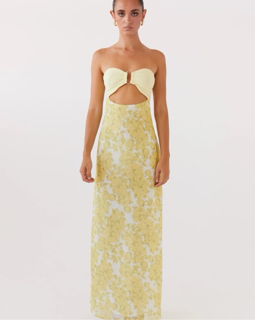 Peppermayo Yellow Floral Dress - Image 2
