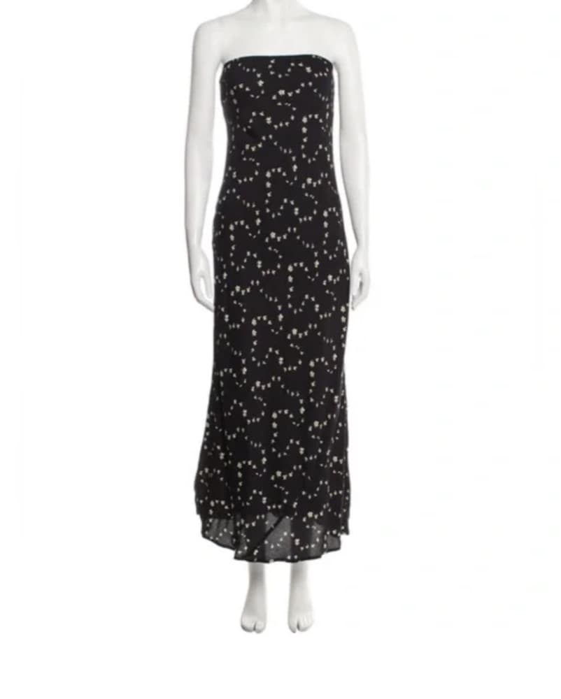 Reformation Joana Strapless Breezy Dress - Image 1