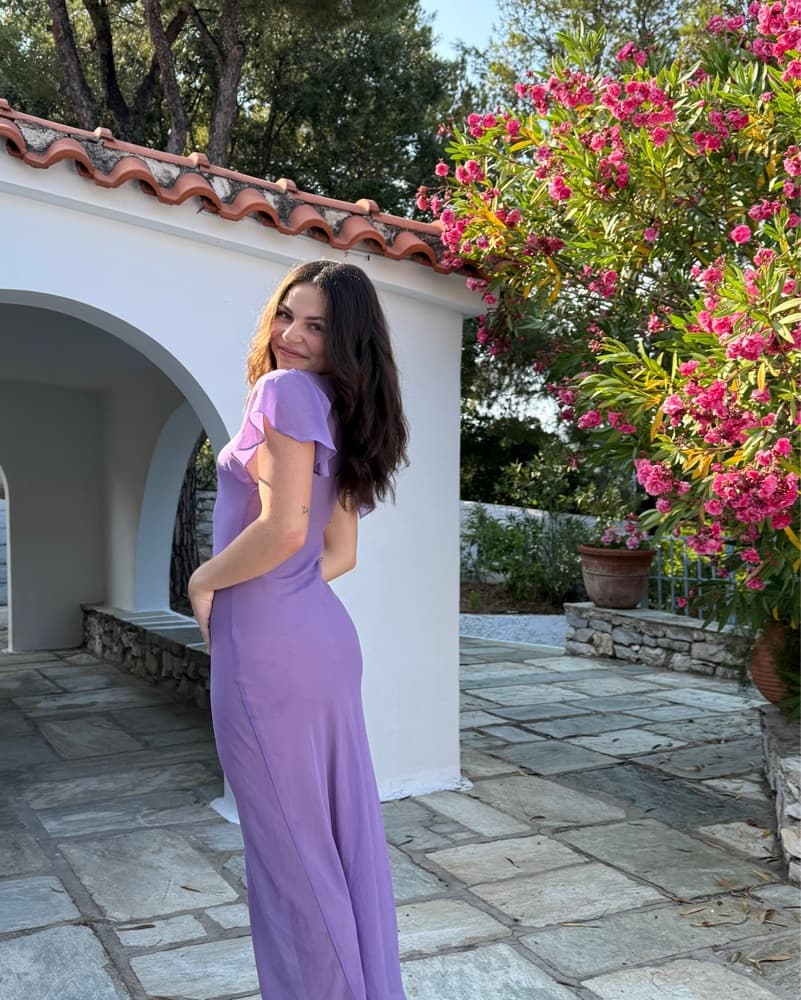 Zara Purple Dress - Image 2