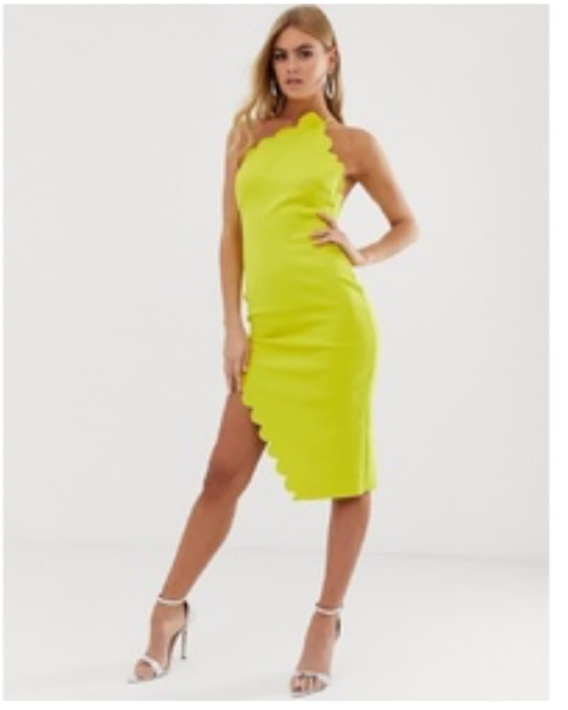 Asos Scallop Cocktail Dress - Image 1
