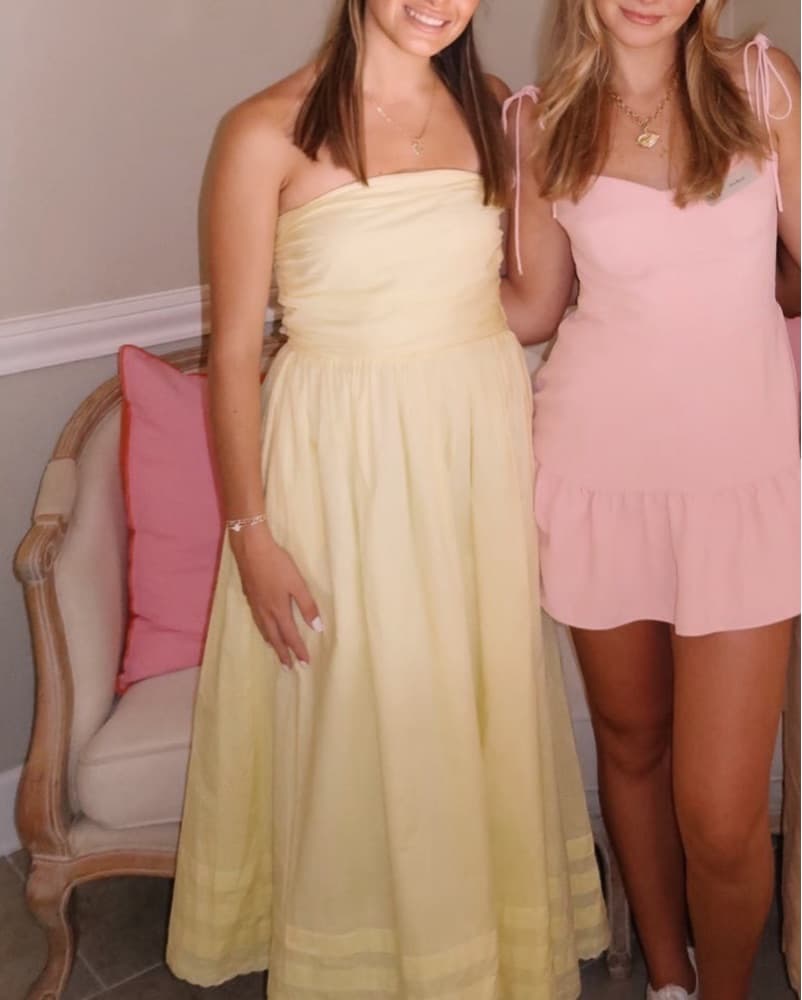 Yellow Anthropologie Dress - Image 2