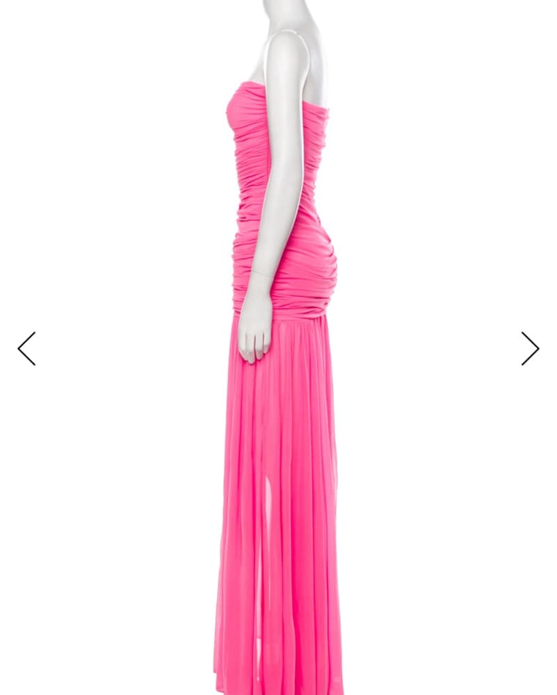 Retrofete Ruched Maxi Dress - Image 2