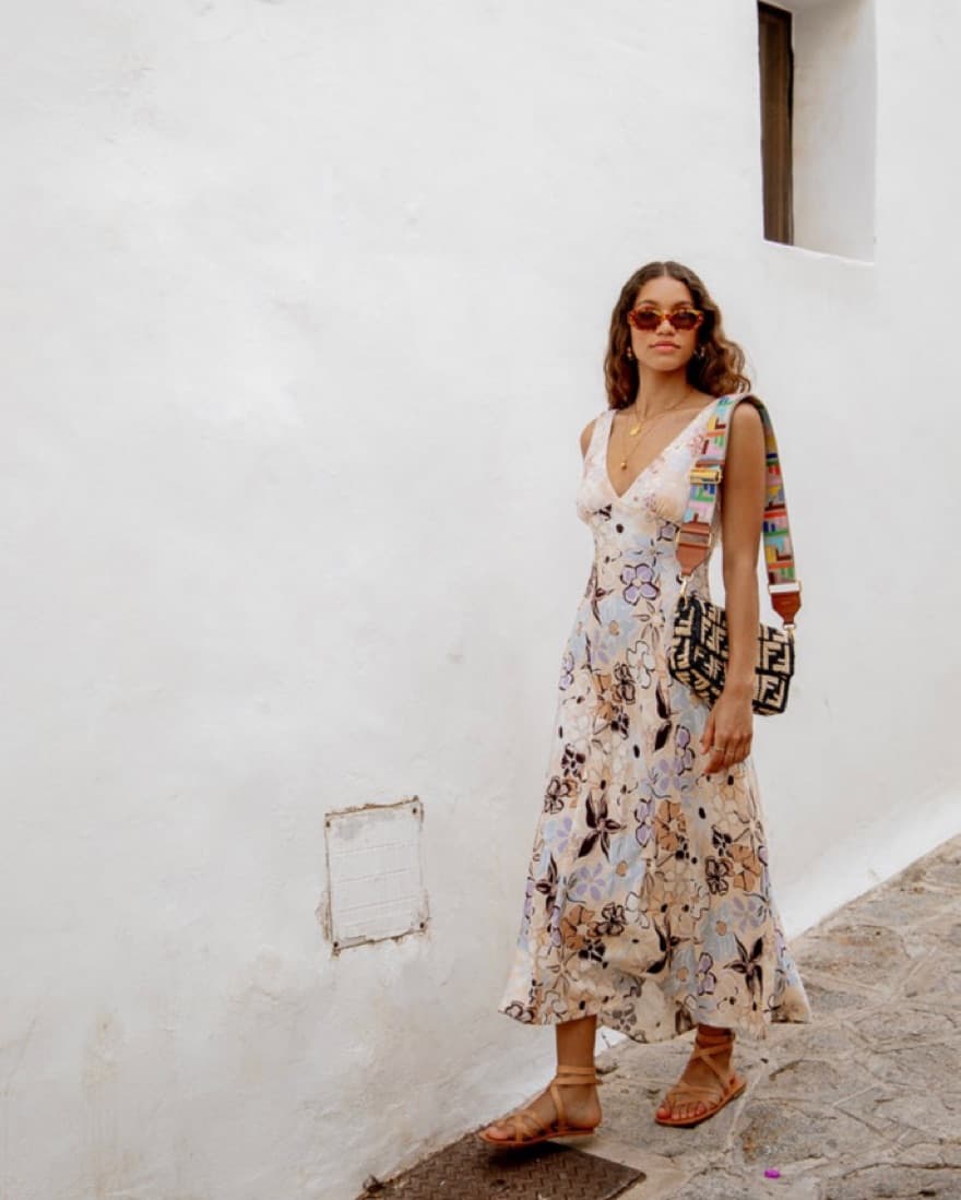VRG GRL Postcards From Italy Dress - Image 1
