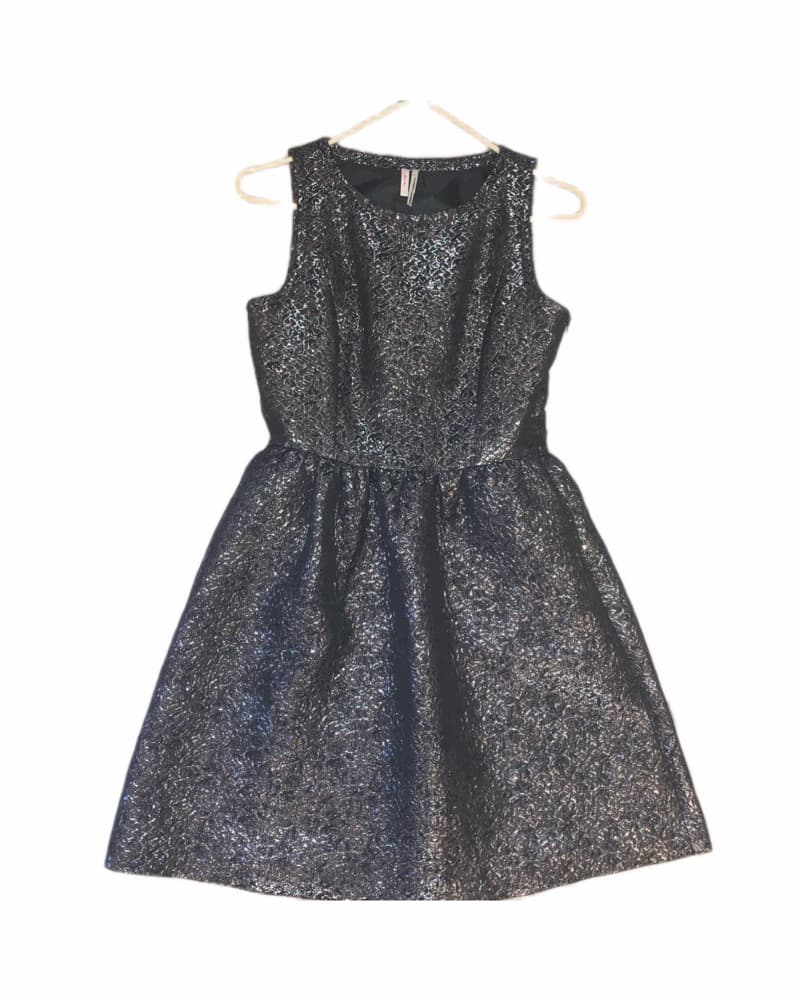 Gray peplum dress  - Image 1