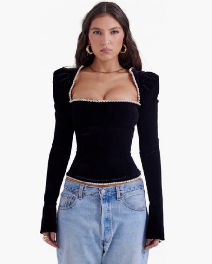 HOUSE OF CB Noa Puff Shoulde - Image 2
