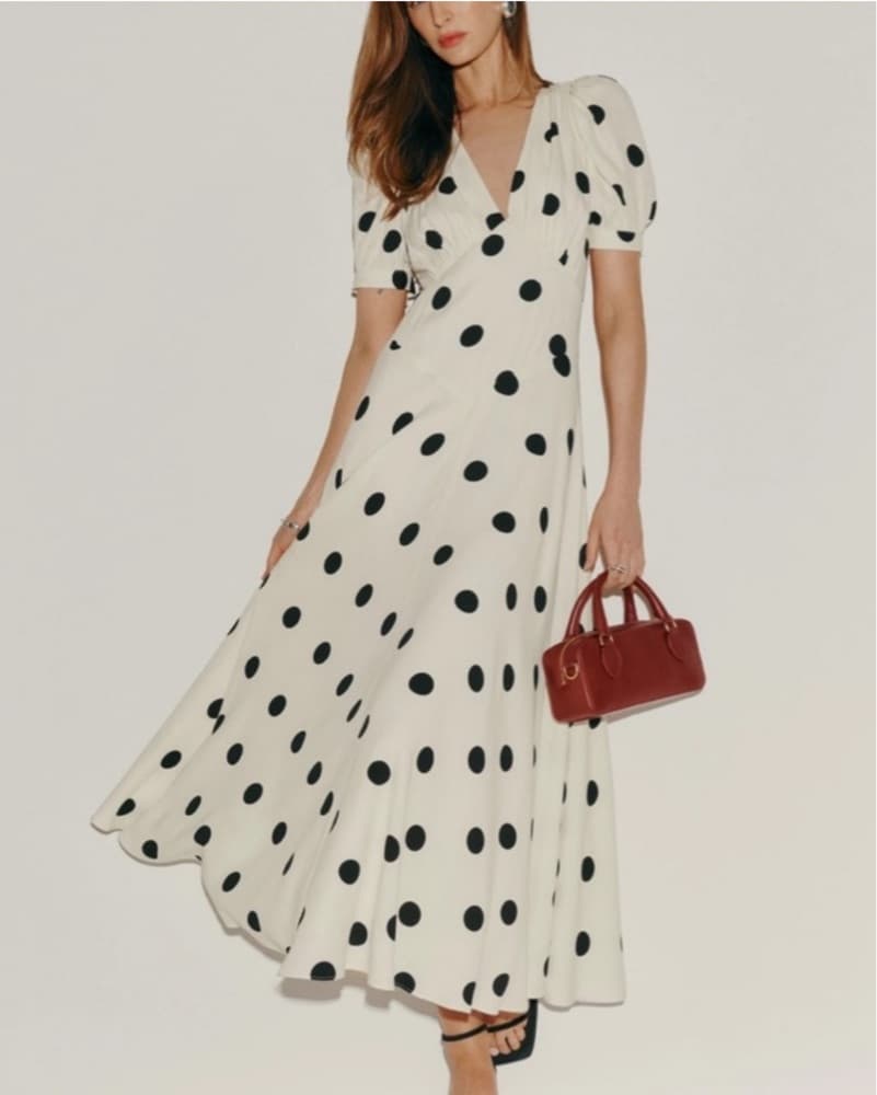 Reformation naira Dress ivory  - Image 1