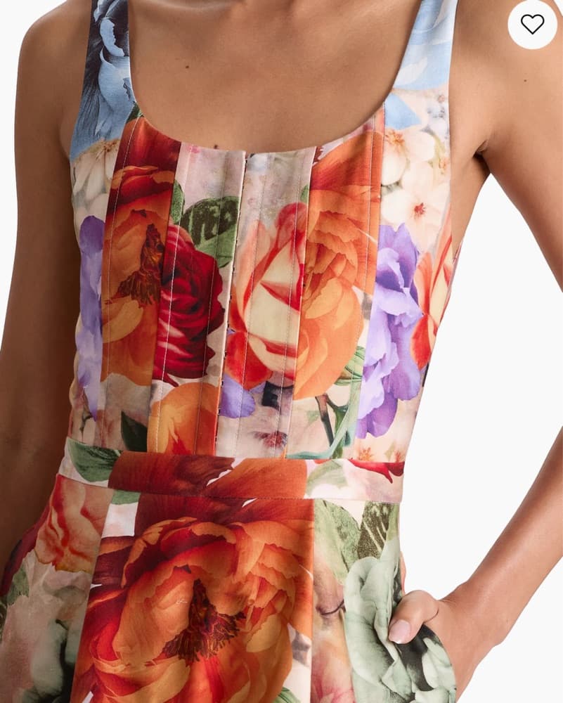 Alice +  Olivia Drop Waist Floral Gown - Image 3