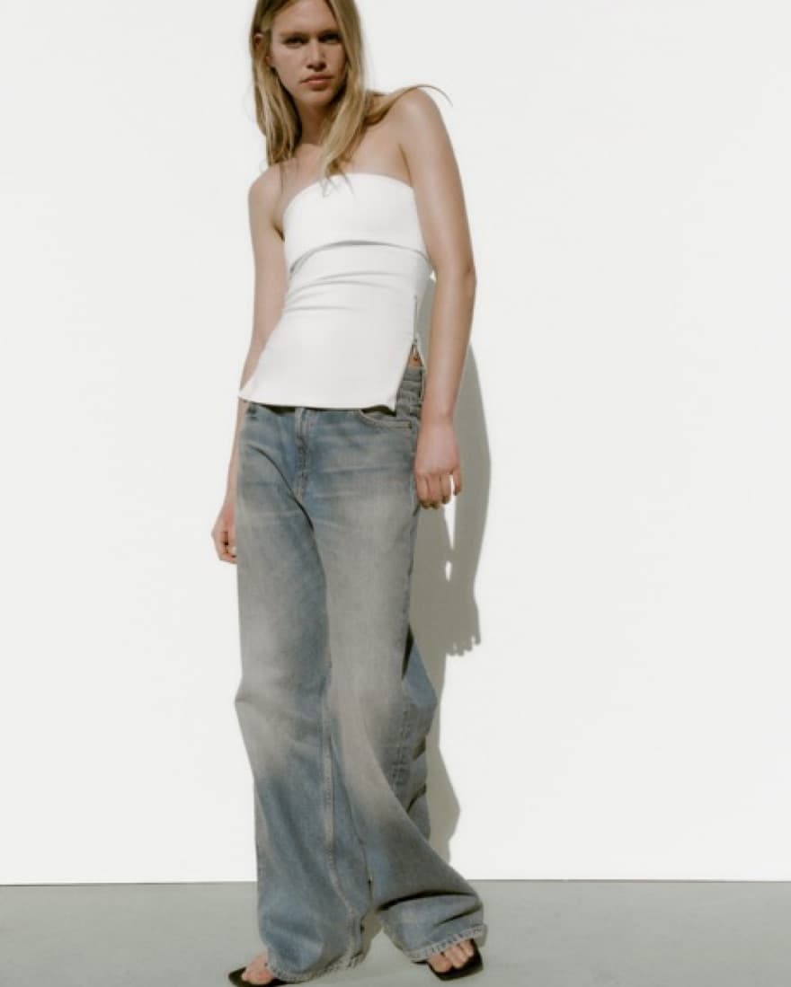 White Zippered Top - Image 1