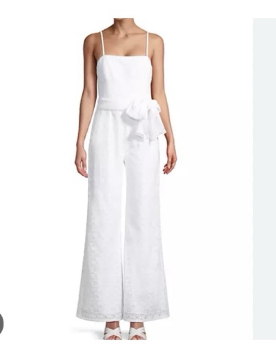 White Jumpsuit Lilly Pulitzer Nila - Image 1