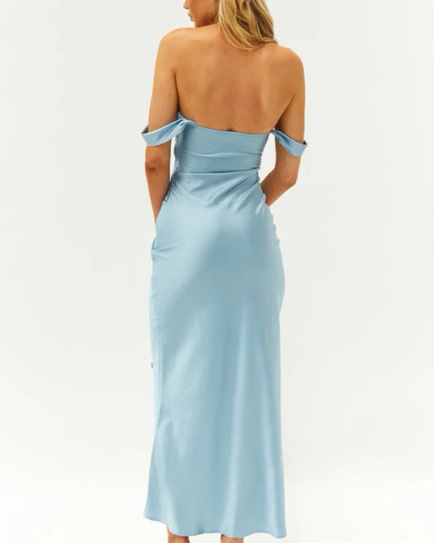 Ella Light Blue Dress Beginning Boutique - Image 2