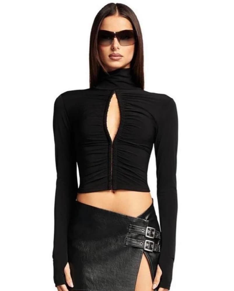 i am gia “ivory” top in black - Image 2