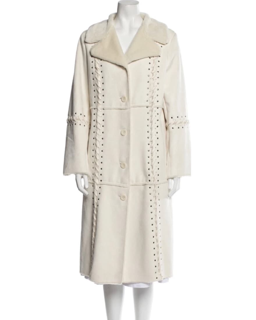 Dennis Basso Ivory Coat - Image 1