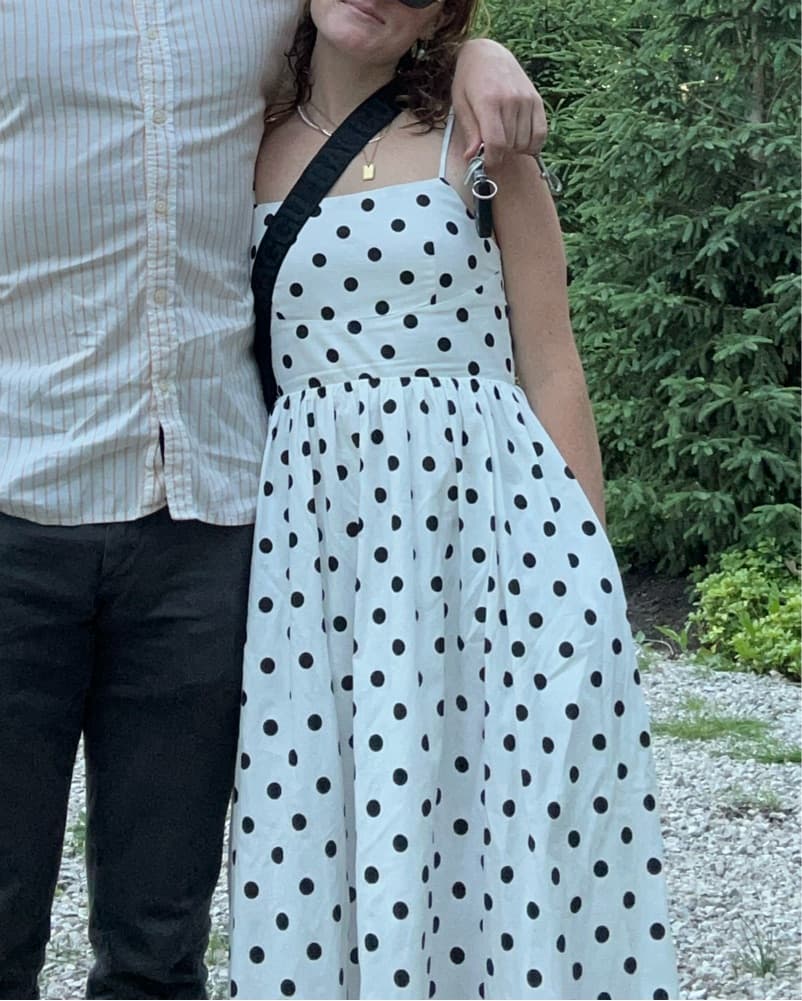 polka dot maxi dress - Image 1